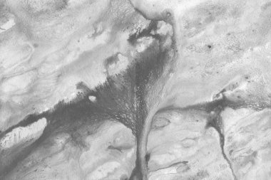 Gümüş arka plan boya ile doku sıçramalarına