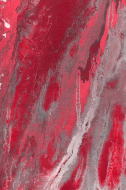 boya ile kırmızı arka plan doku sıçramalarına