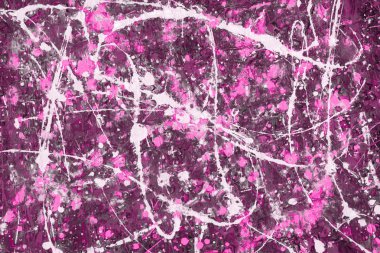 boya ile pembe arka plan doku sıçramalarına