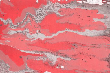 boya ile kırmızı arka plan doku sıçramalarına