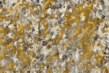 altın arka plan boya ile doku sıçramalarına