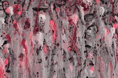 boya ile kırmızı arka plan doku sıçramalarına