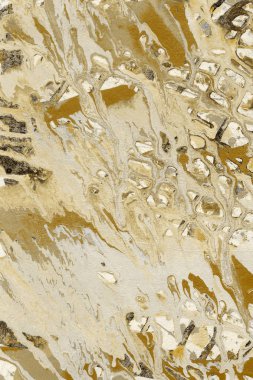 altın arka plan boya ile doku sıçramalarına