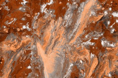 boya ile turuncu arka plan doku sıçramalarına