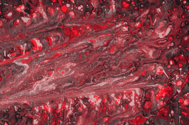 boya ile kırmızı arka plan doku sıçramalarına