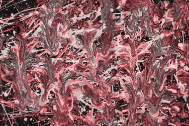 boya ile kırmızı arka plan doku sıçramalarına