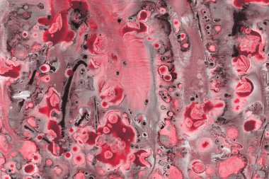 boya ile kırmızı arka plan doku sıçramalarına