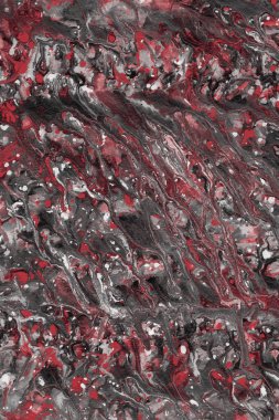 boya ile kırmızı arka plan doku sıçramalarına