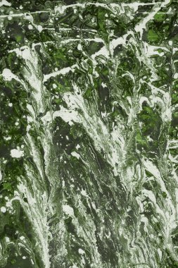 Yeşil soyut boya arka plan tam kare görüntü