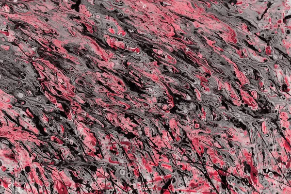 Fundo Abstrato Vermelho Com Pintura Espirra Textura — Fotografia de Stock