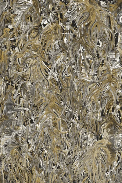 Golden Abstract Background Paint Splashes Texture — Stock Photo, Image