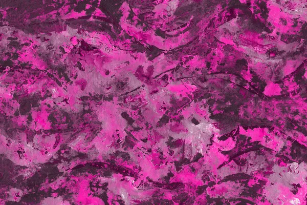 Roze Abstracte Achtergrond Met Verf Spatten Textuur — Stockfoto