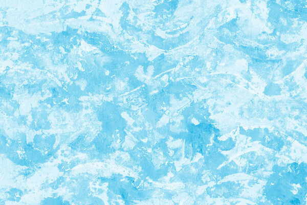light blue abstract background with paint splashes texture