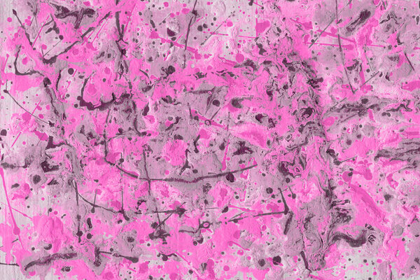 розовый абстрактный фон с брызгами краски текстуры
