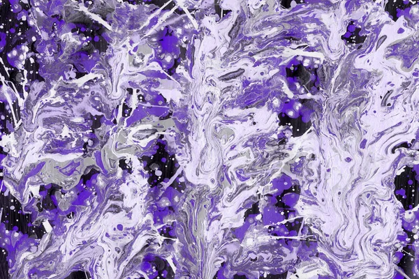 Fondo Abstracto Violeta Con Textura Salpicaduras Pintura — Foto de Stock