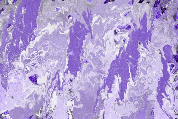 Fond Abstrait Violet Avec Des Éclaboussures Peinture Texture — Photo