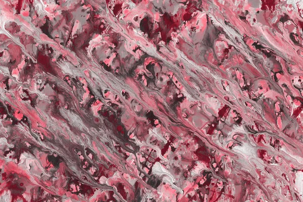 Fundo Abstrato Vermelho Com Pintura Espirra Textura — Fotografia de Stock