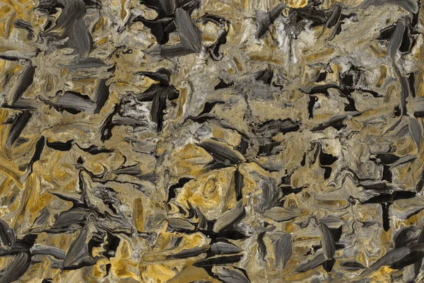 golden abstract background with paint splashes texture