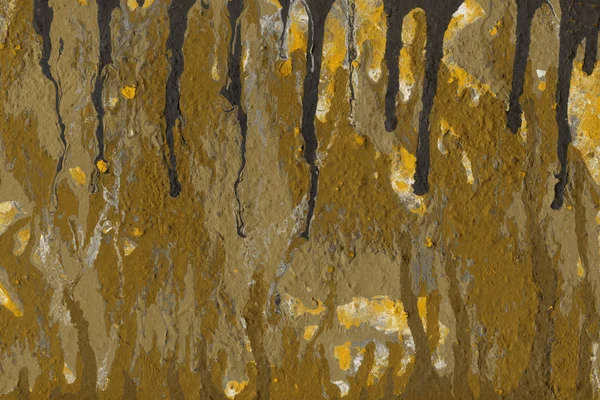 Золотой Абстрактный Фон Брызгами Краски Текстуры — стоковое фото