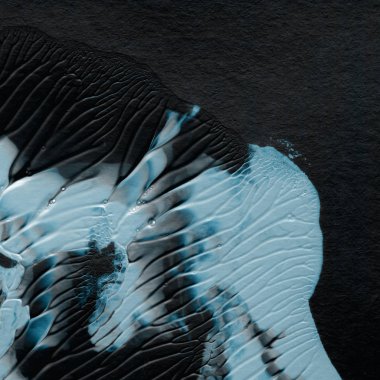 mavi akrilik boya dokusu, soyut arkaplan