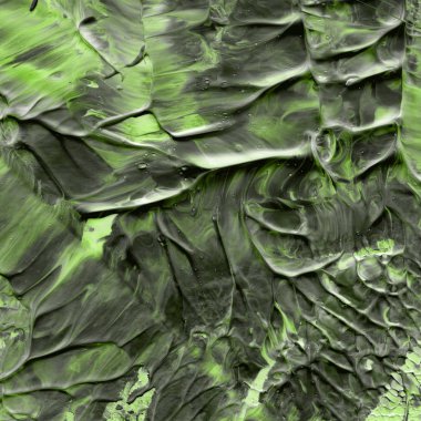 yeşil akrilik boya doku, arka plan