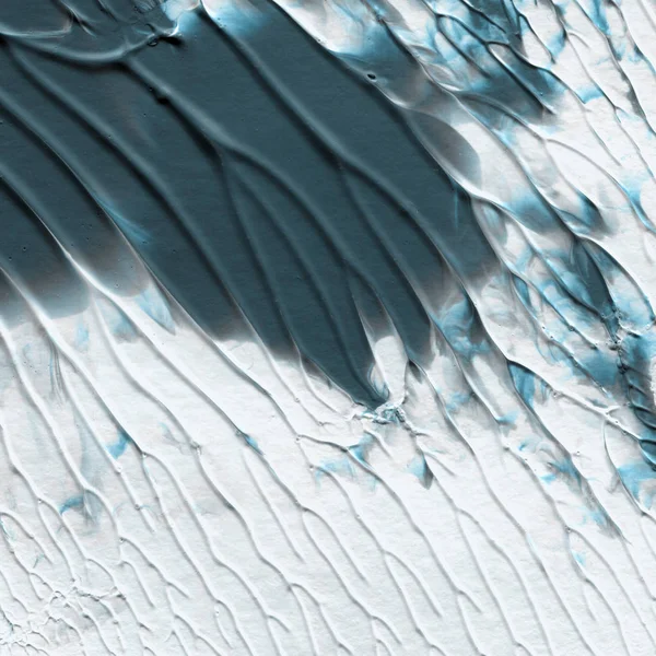 Vernice Acrilica Blu Texture Sfondo Astratto — Foto Stock