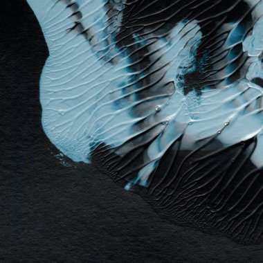 mavi akrilik boya dokusu, soyut arkaplan