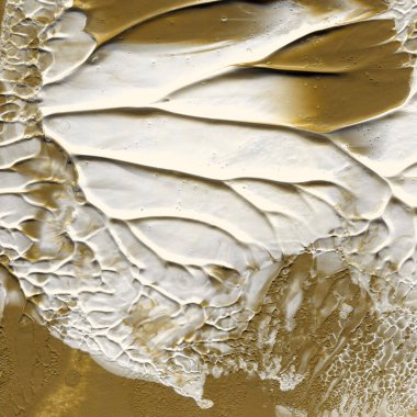 Altın akrilik boya doku, arka plan