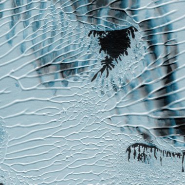 mavi akrilik boya dokusu, soyut arkaplan