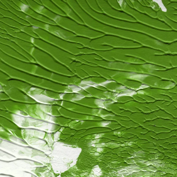 Textura Pintura Acrílica Verde Fondo Abstracto —  Fotos de Stock