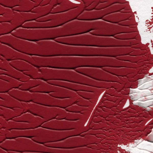 Текстура Червоної Акрилової Фарби Абстрактний Фон — стокове фото
