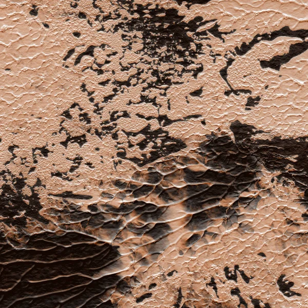 棕色丙烯酸油漆纹理 抽象的背景 — 图库照片