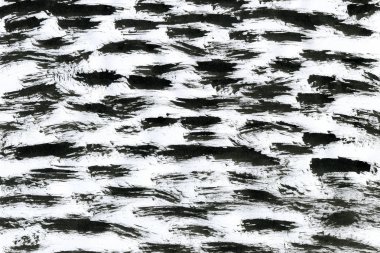 Soyut Beyaz boya doku siyah arka plan üzerine splatters