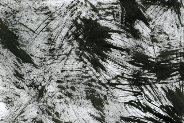 Pintura Branca Abstrata Espirra Textura Fundo Preto — Fotografia de Stock
