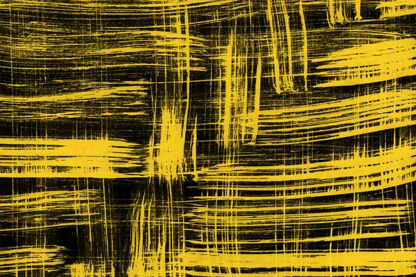 Texture Inchiostro Giallo Sfondo Astratto — Foto Stock