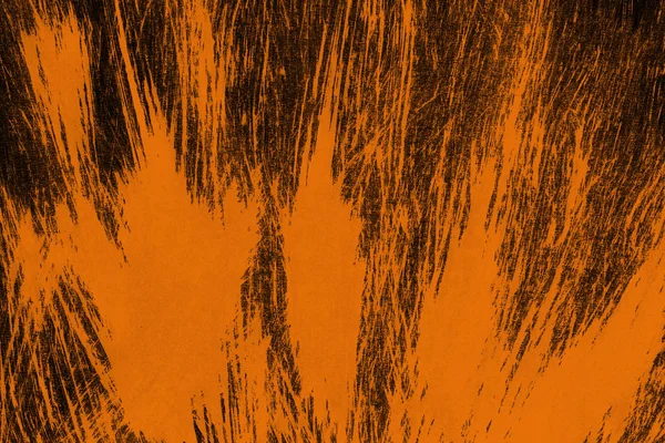 Oranje Inkt Textuur Abstracte Achtergrond — Stockfoto