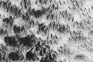 Soyut Beyaz boya doku siyah arka plan üzerine splatters