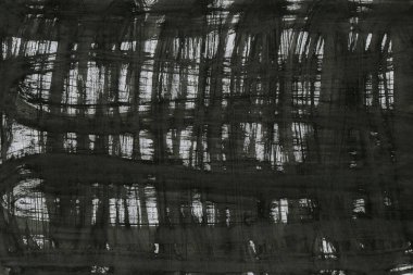 Soyut Beyaz boya doku siyah arka plan üzerine splatters