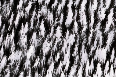 Soyut Beyaz boya doku siyah arka plan üzerine splatters