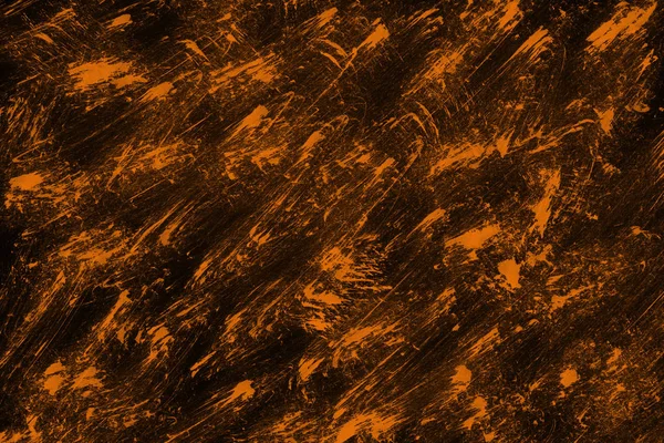 オレンジ インクの質感 抽象的な背景 — ストック写真
