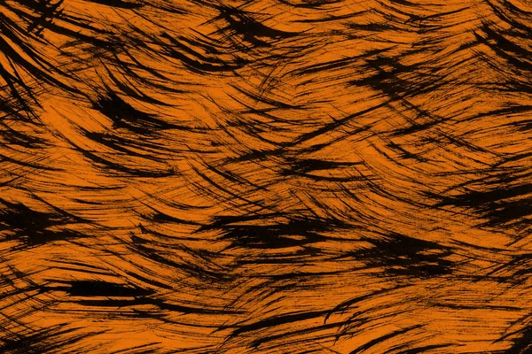 Oranje Inkt Textuur Abstracte Achtergrond — Stockfoto