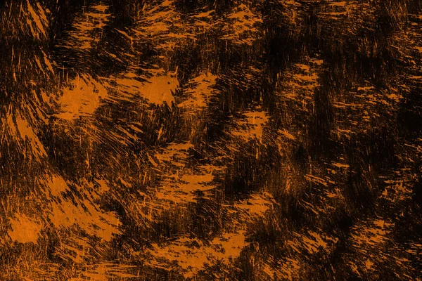 Oranje Inkt Textuur Abstracte Achtergrond — Stockfoto