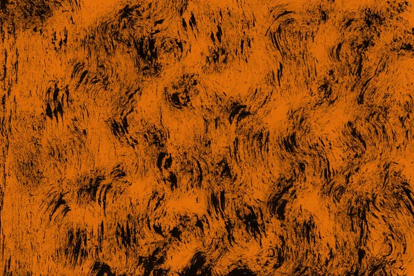 Oranje Inkt Textuur Abstracte Achtergrond — Stockfoto