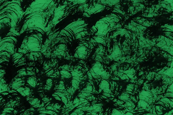 Texture Encre Verte Fond Abstrait — Photo