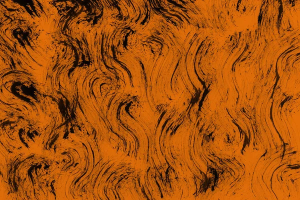 Oranje Inkt Textuur Abstracte Achtergrond — Stockfoto