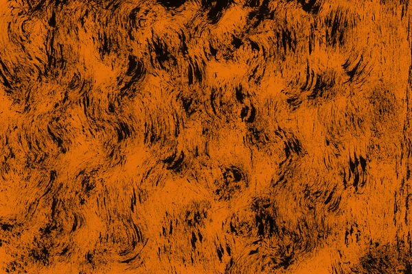 Oranje Inkt Textuur Abstracte Achtergrond — Stockfoto