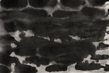 Kağıt arka plan üzerinde siyah mürekkep