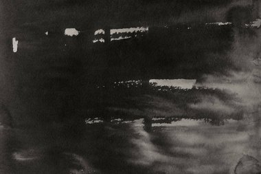 Kağıt arka plan üzerinde siyah mürekkep