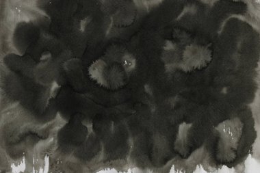 Kağıt arka plan üzerinde siyah mürekkep