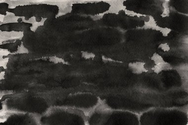 Kağıt arka plan üzerinde siyah mürekkep